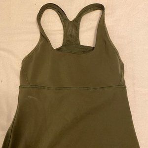 Olive Green Lululemon tank top